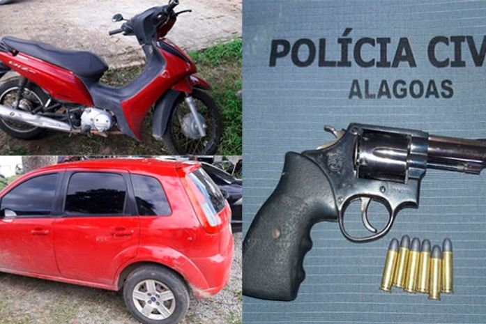 Mulher é presa e dois veículos são apreendidos em operação da PC no Agreste