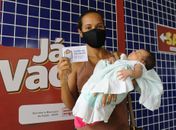 Gestantes e mães de bebês com até 45 dias de vida são vacinadas contra Covid em Penedo