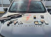 Acusado de violência doméstica é preso ao ser flagrado com quatro armas em Pão de Açúcar