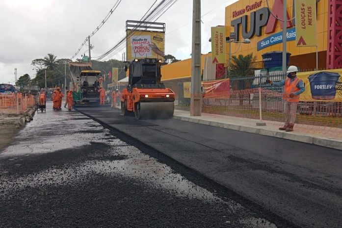 Trecho da Av. Durval de Góes Monteiro é interditado parcialmente para conclusão de obras