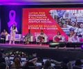 Teca Nelma defende políticas públicas pela autonomia feminina durante participação em evento

