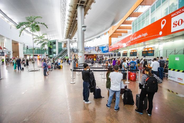 Desembarques no Aeroporto Zumbi dos Palmares aumentaram 24% em dezembro