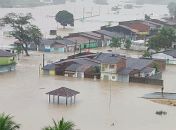 Chuvas provocam transbordamento dos Rios Paraíba e Mundaú e deixam cidades alagoanas inundadas