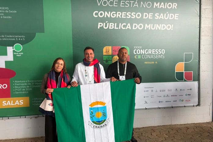 Experiência de Craíbas ganha destaque nacional no maior congresso de saúde pública do mundo