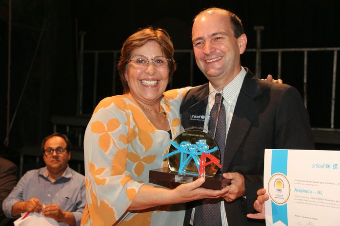 Em dia histórico, Arapiraca sedia entrega do Selo Unicef 2013-2016