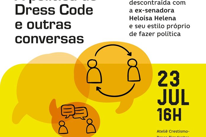 
Essa ativista tem conversa marcada sobre “A Politica do Dress Code”, com a ex-senadora, Heloisa Helena no Rio de Janeiro
