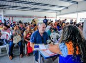 Semas realizou cadastramento das famílias para o aluguel social.