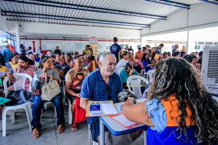 Semas realizou cadastramento das famílias para o aluguel social.