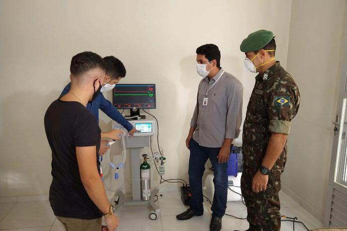 Pesquisadores constroem e apresentam respirador de baixo custo em Alagoas