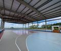 ​Obras das quadras poliesportivas em Caraíbas do Lino e Alto Bonito entram em fase de acabamento