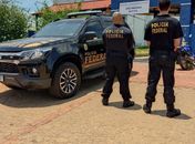 Policiais Federais cumprindo mandados no dia da prova do Enem