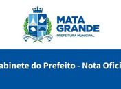 Nota de esclarecimento - Prefeitura de Mata Grande