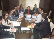 Reunião entre equipe do governo e deputados