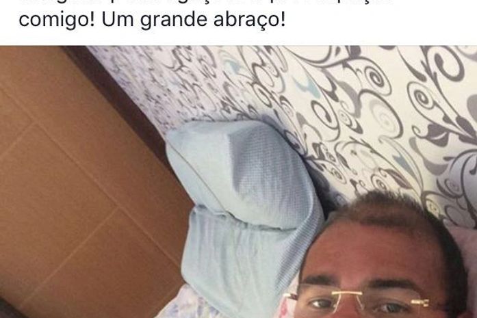Silvanio e o aviso de problema de saúde patrocinado no Facebook