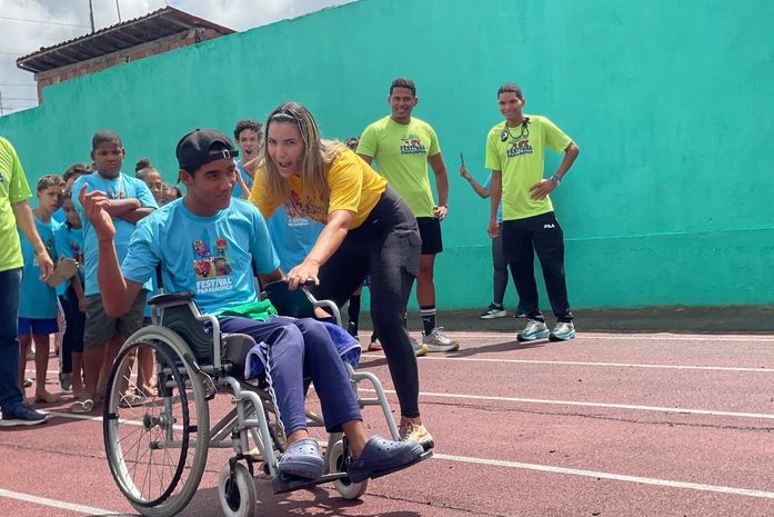 Branquinha reforça compromisso com a inclusão e leva estudantes ao Festival Paralímpico Loterias Caixa