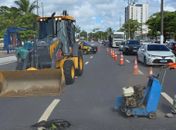 Seminfra executa obra emergencial em galeria pluvial no Jaraguá