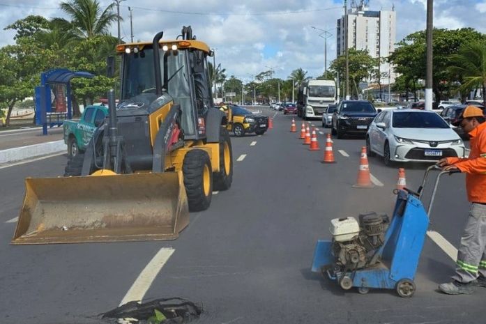 Seminfra executa obra emergencial em galeria pluvial no Jaraguá