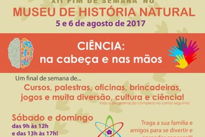 Museu de História Natural promove 12ª edição do Fim de Semana no Museu