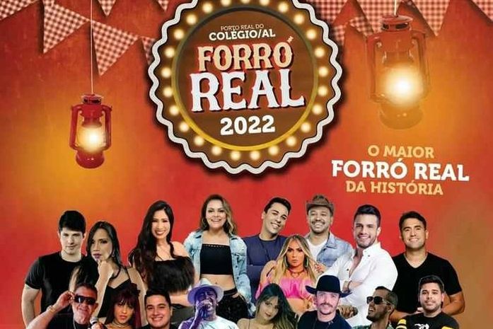 Forró Real em 2022 ( Colégio) terá Cavaleiros do Forró e Tayrone como maiores atrações
