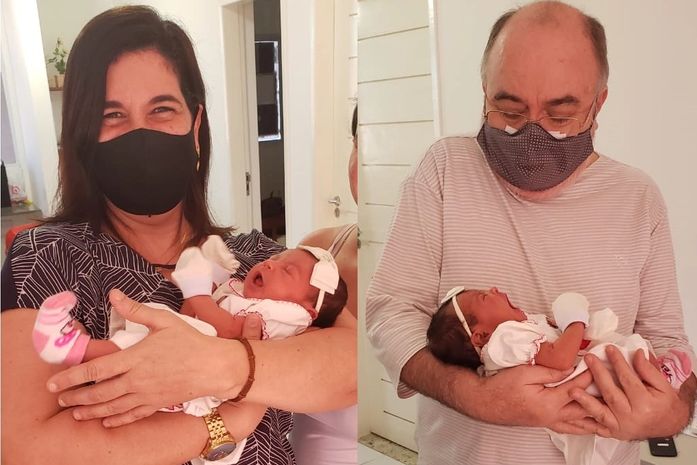 Mãe volta ao posto da Sefaz para agradecer ajuda após parto