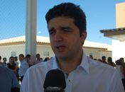 Prefeito Rui Palmeira durante inauguração de Complexo Lourenço Vasconcelos