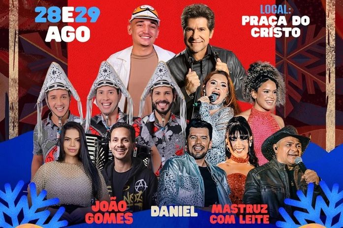 Com Daniel e João Gomes e outros, Festival de Inverno de Mar Vermelho promete duas noites de muitas emoções