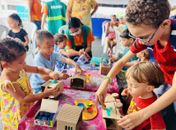 Autarquia de Limpeza Urbana realiza oficinas sustentáveis em base de acolhimento no bairro do Bom Parto