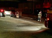 Lei Seca: motorista foge de blitz e capota na Avenida Durval de Góes Monteiro