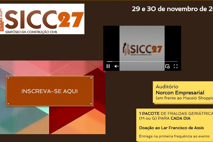 27º SICC debate inovação e tecnologia na Construção Civil