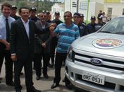 Guarda Municipal de Lagoa da Canoa é contemplada com moderna viatura