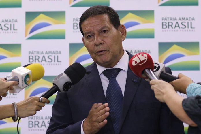 O vice-presidente Hamiltom Mourão