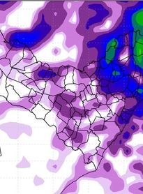 AL tem alerta de chuva intensa: Semarh prevê pancadas fortes, raios e ventos até terça (21)