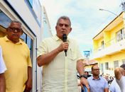 Prefeito Jorge Dantas faz reconhecimento especial a Pedro Lúcio Rocha durante inauguração da Secretaria de Empreendedorismo Rural