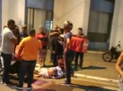 Jovem perde controle de moto e cai do Viaduto João Lyra no bairro de Mangabeiras