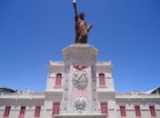 A pintura da estátua da Liberdade