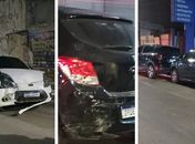 Acidente de trânsito envolve três veículos em Arapiraca