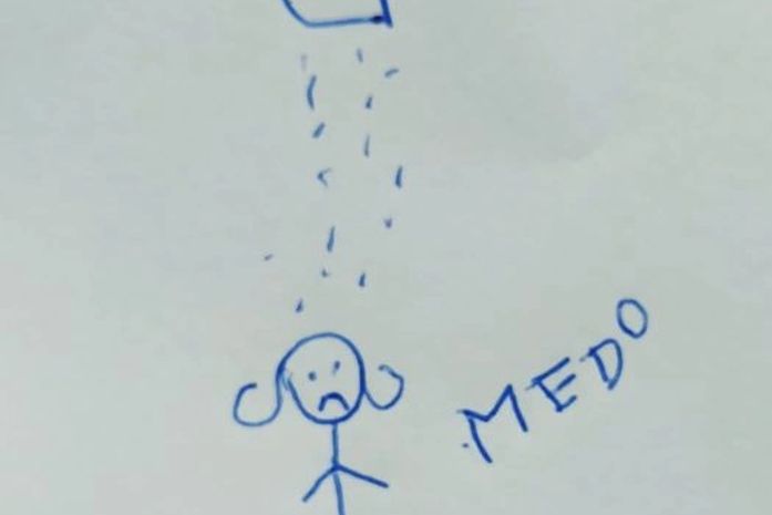 "Tenho medo de quando o papai quer tomar banho pelado comigo".-disse Suzana para professora.