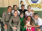 BPEsc abre as portas para dezenas de crianças participarem de atividades recreativas e educativas