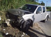 Duas pessoas ficam feridas em colisão entre veículos em São Luiz do Quitunde