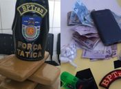 Suspeitos de tráfico são presos na Pajuçara e em barraca na praia de Jatiúca