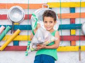 Cada aluno tem direito a um kit, que é composto por alimentos da agricultura familiar
