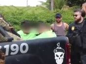 Além dos nove assaltantes mortos, dois foram presos durante a ação policial.