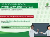 Com salário de R$3,4 mil, Ifal oferta quatro vagas para professores substitutos  