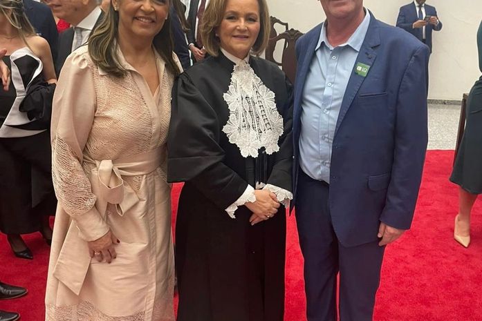 Prefeito de Ibateguara prestigia posse de Marluce Caldas como primeira alagoana no STJ