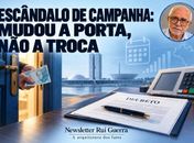 Escândalo de campanha: mudou a porta, não a troca