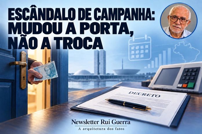 Escândalo de campanha: mudou a porta, não a troca