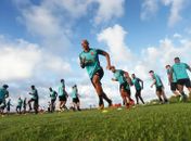 Vasco treinando em AL