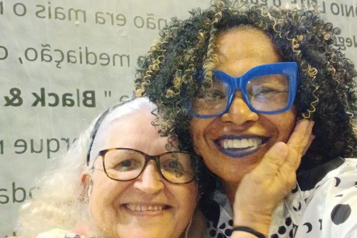 Esta ativista teve um prazer incomensurável, ao conhecer a artista plástica Eva Cavalcante, na Exposição Foto Etnográfica do Quilombo Cajá dos Negros