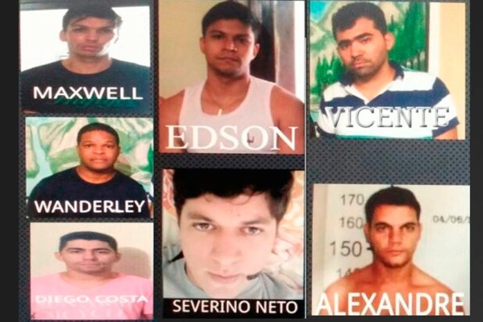 Integrantes de quadrilha de assalto a banco (Foto: Divulgação)