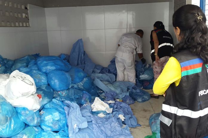 Hospital do Açúcar é multado por descartar lixo comum com resíduo hospitalar